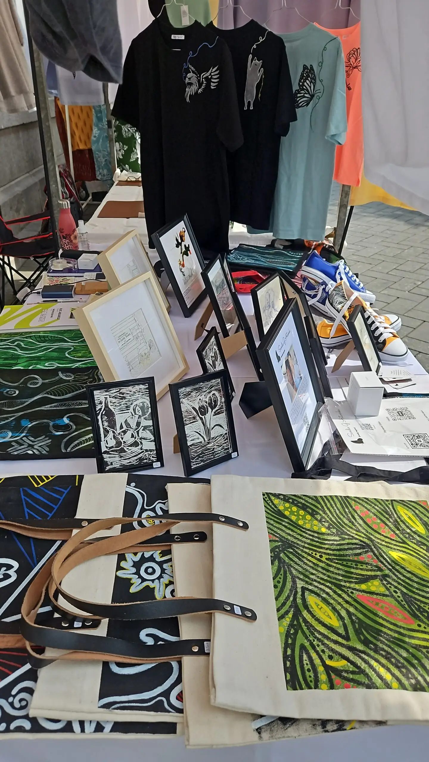 Sandie G on Rokin street in Amsterdam, Netherlands